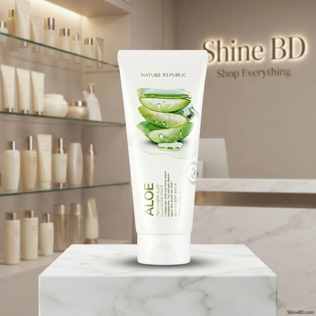 Nature Republic Fresh Herb Cleansing Foam 170 ml - ALOE