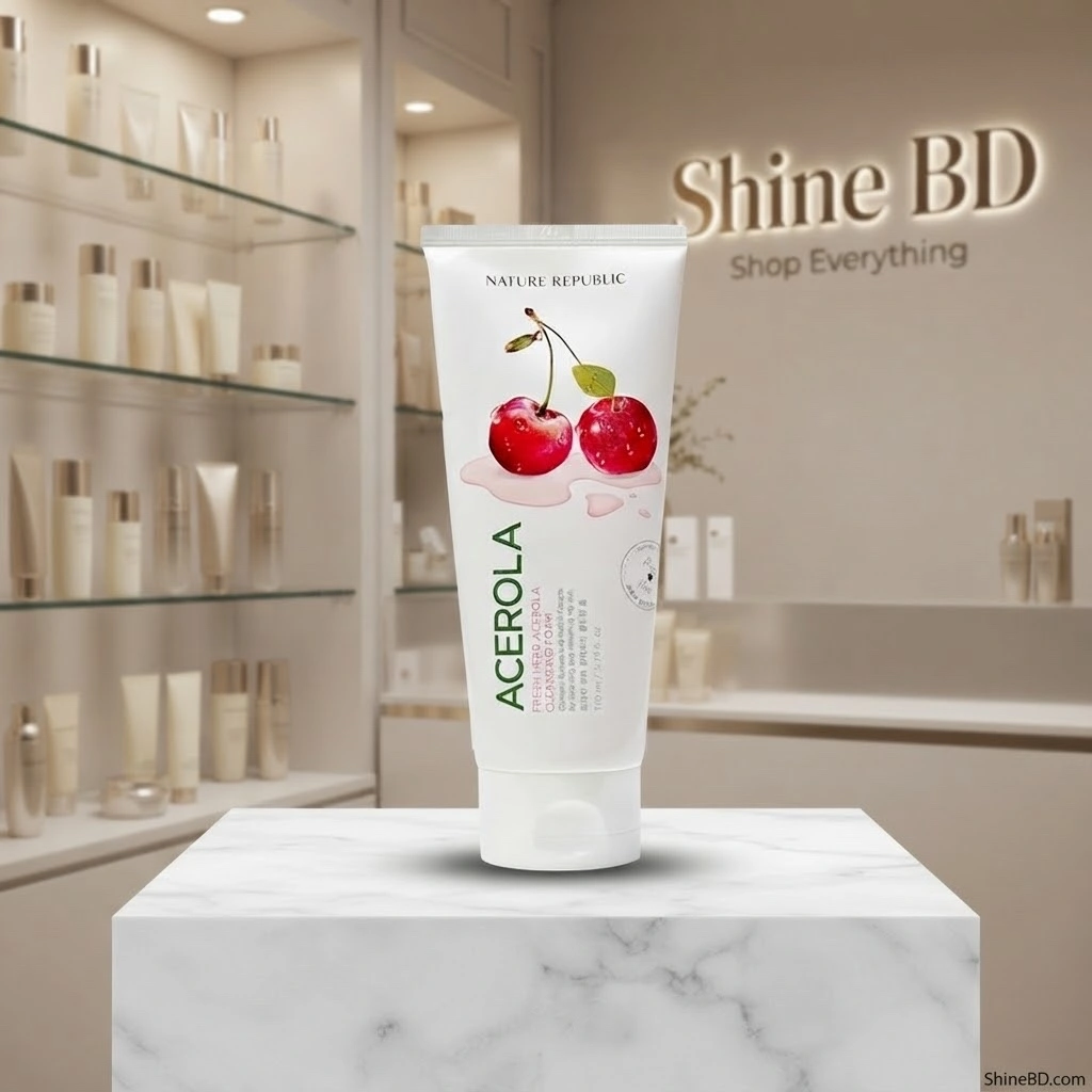 Nature Republic Fresh Herb Cleansing Foam 170 ml - ACEROLA