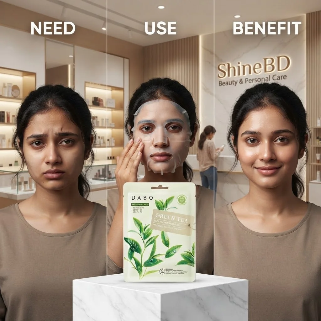 Dabo First Solution Mask Pack (Sheet Mask) - GREEN TEA