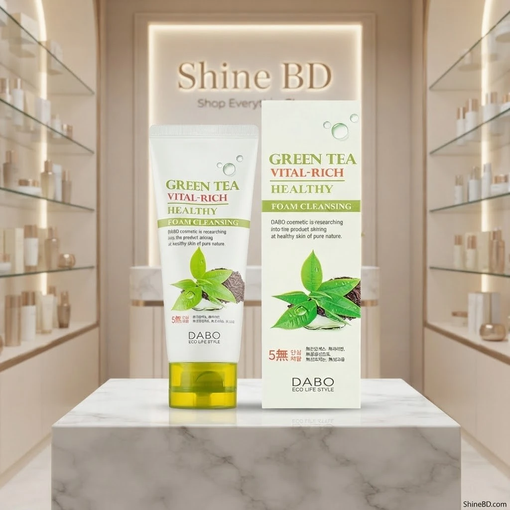 Dabo Green Tea Vital-Rich Healthy Foam Cleanser 100 ml