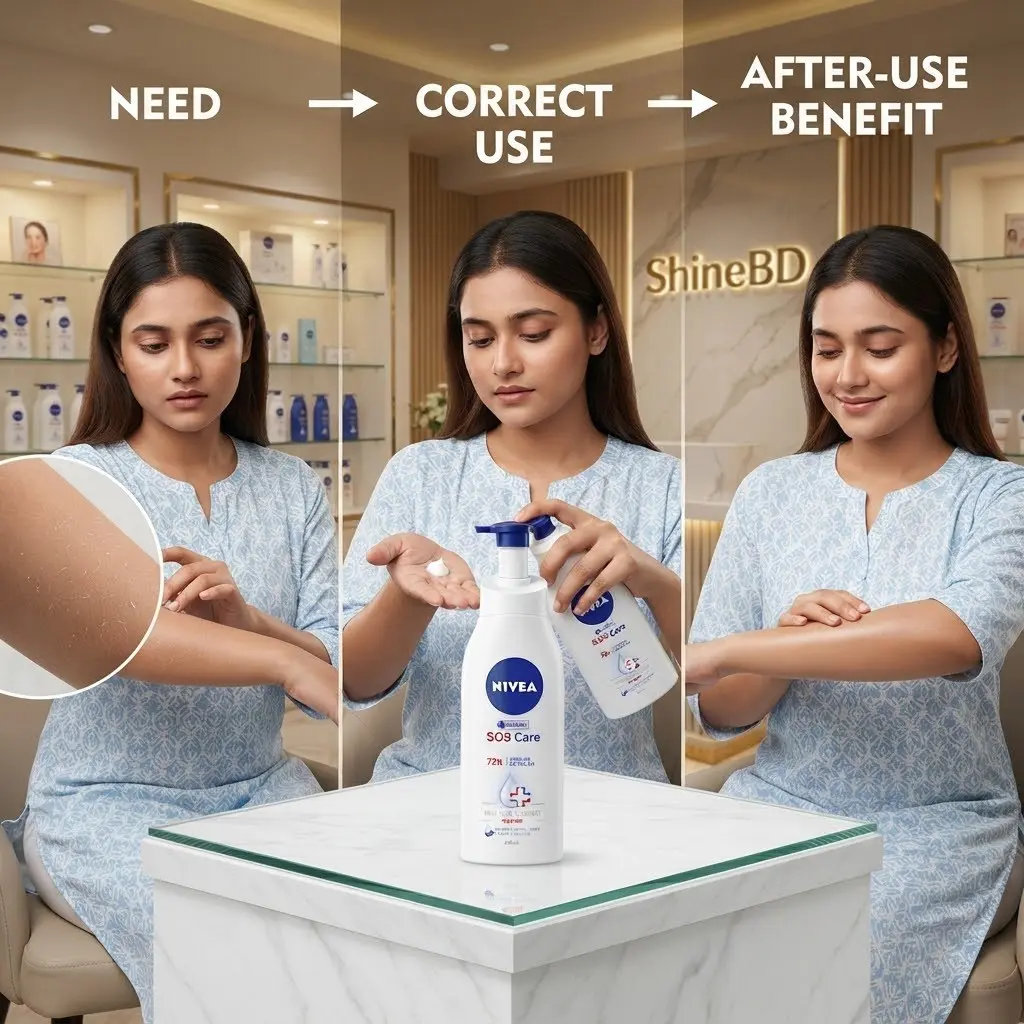 Nivea Derma SOS Care Body Lotion 400 ml