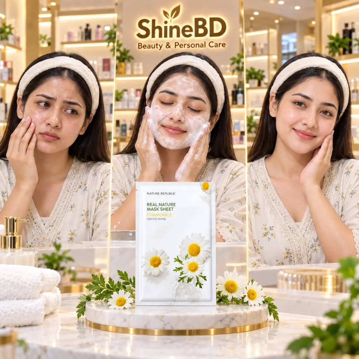 Nature Republic Real Nature Mask Sheet - CHAMOMILE