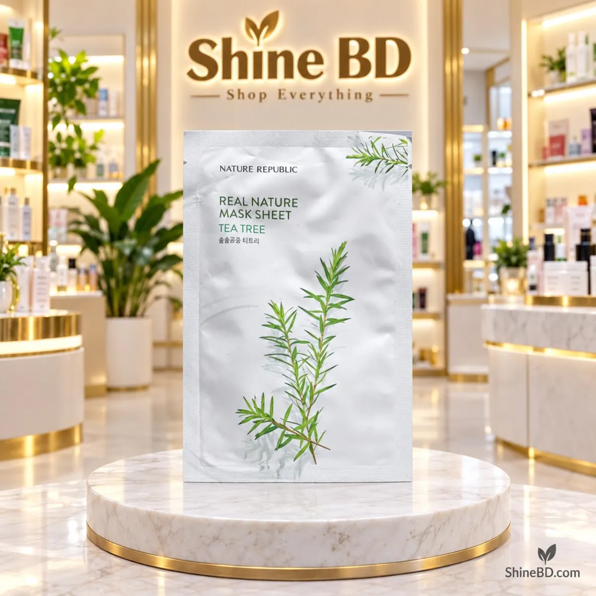 Nature Republic Real Nature Mask Sheet - TEA TREE