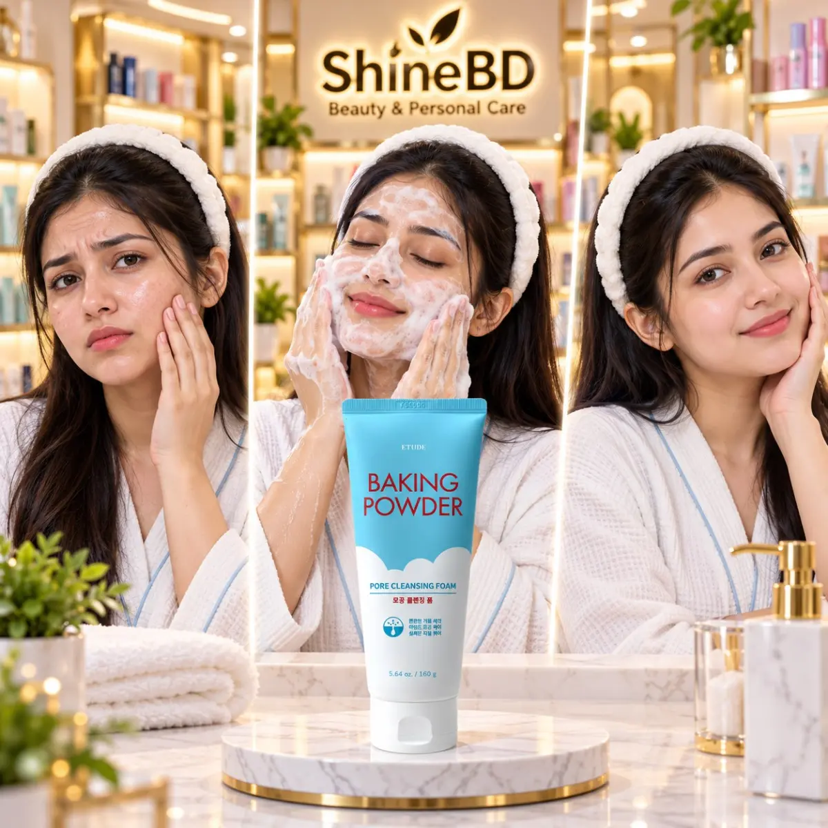 Etude Pore Cleansing Foam Baking Powder 160 g
