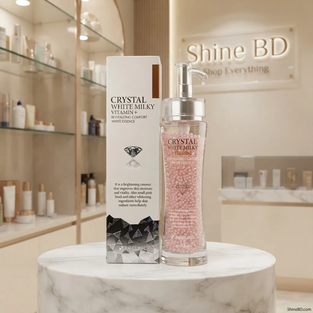 3w Crystal White Milk Vitamin + Revitalizing Comfort White Essence 150 ml