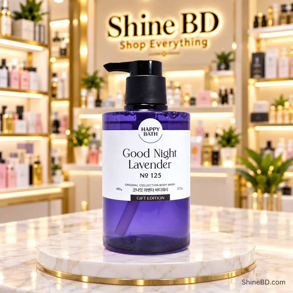 Happy Bath Original Collection Body Wash 490g - GOOD NIGHT LAVENDER NO 125