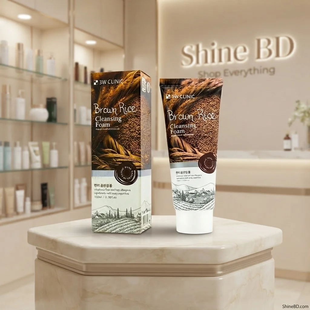 3W Clinic Brown Rice Cleansing Foam 100 ml