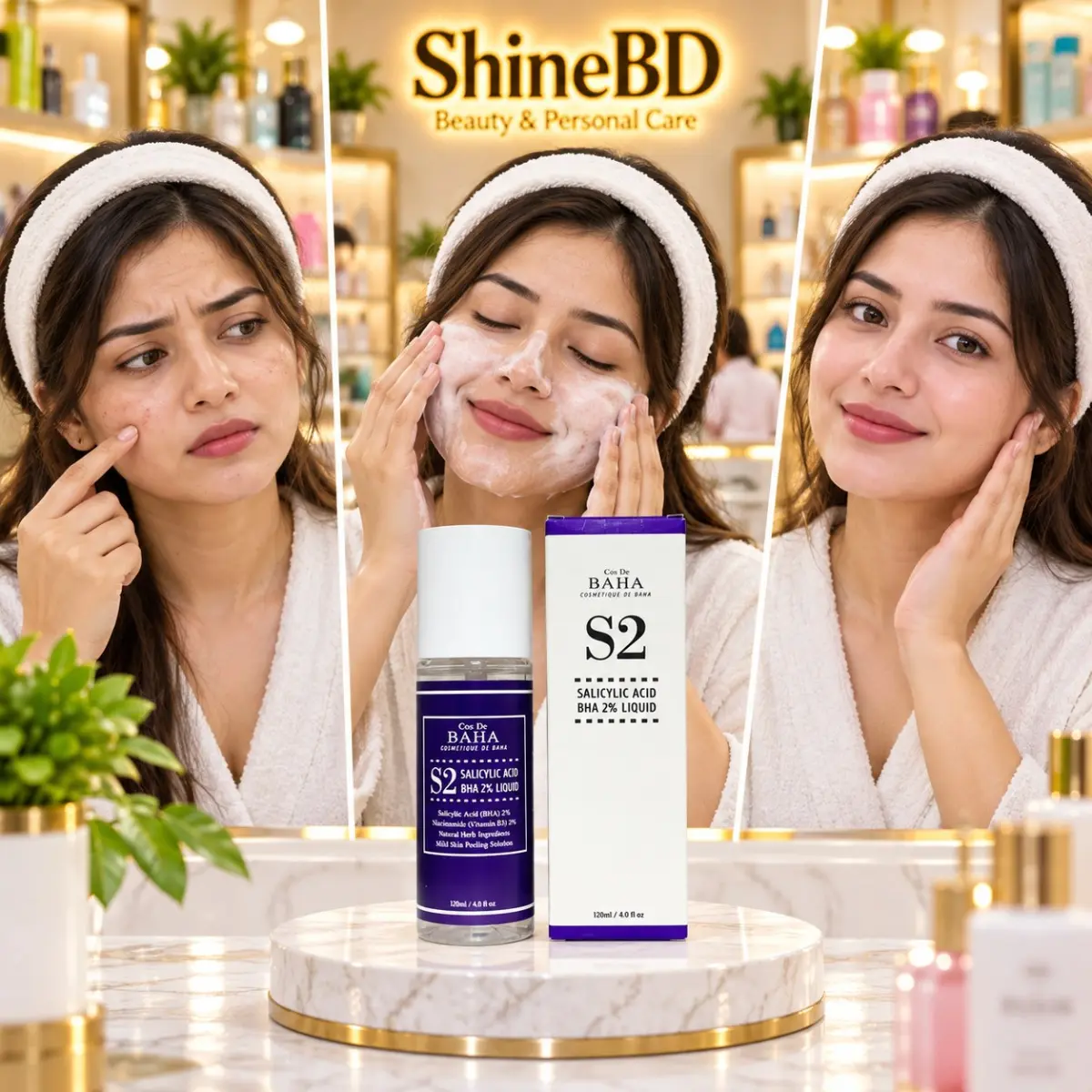 Cos De Baha S2 Salicylic Acid BHA 2% Liquid 120 ml