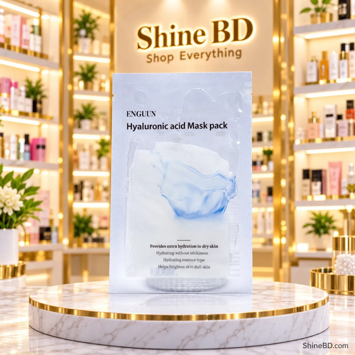 Enguun Mask Pack (Sheet Mask) - HYALURONIC ACID