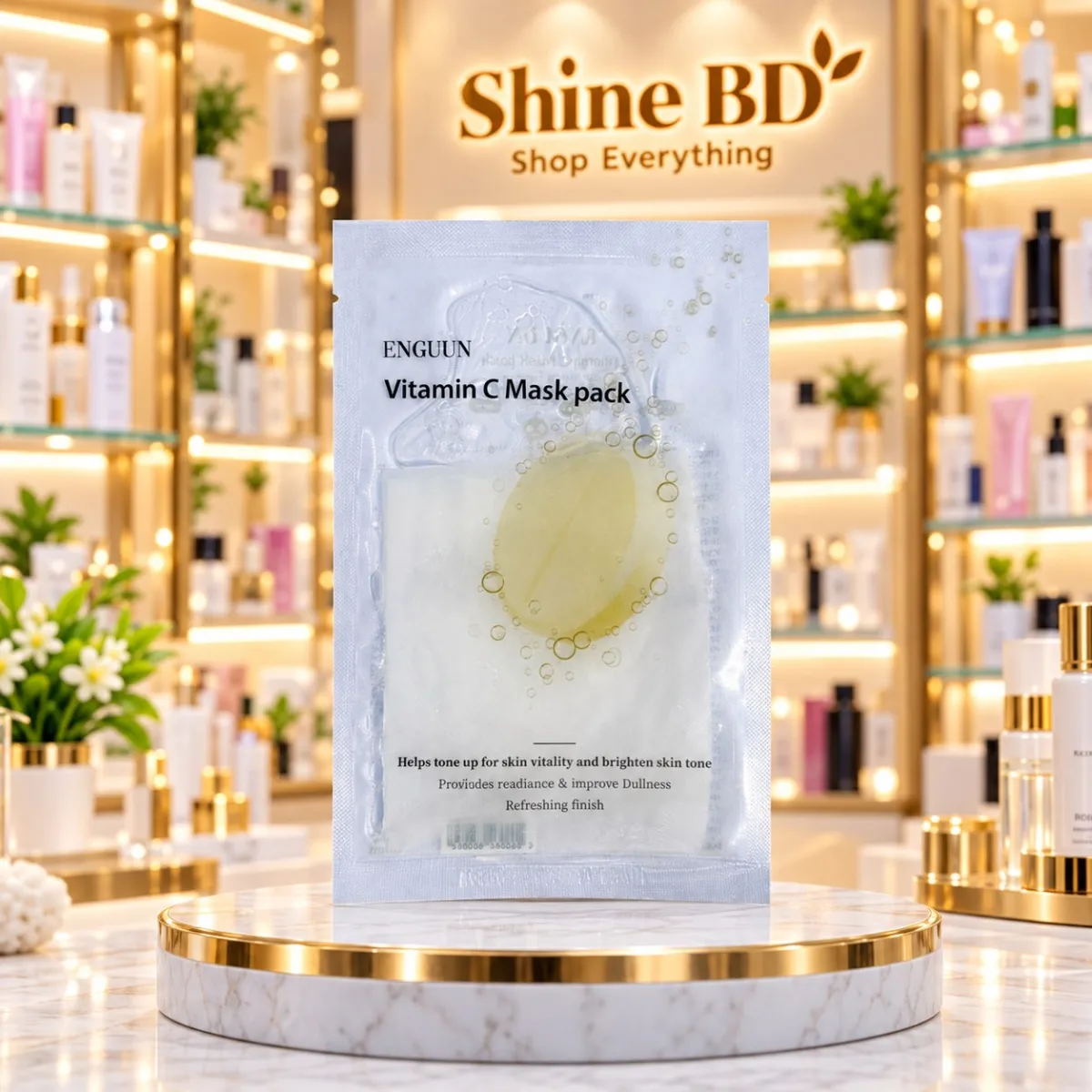 Enguun Mask Pack (Sheet Mask) - VITAMIN C