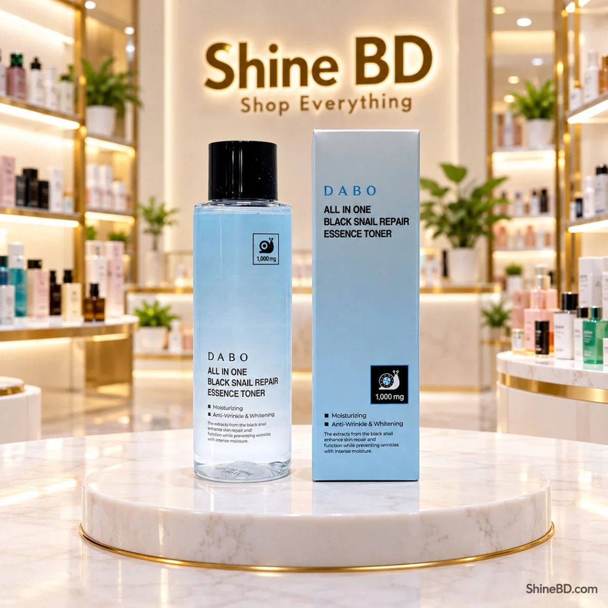 Dabo All in One Black Snail Repair Essence Toner 155 ml
