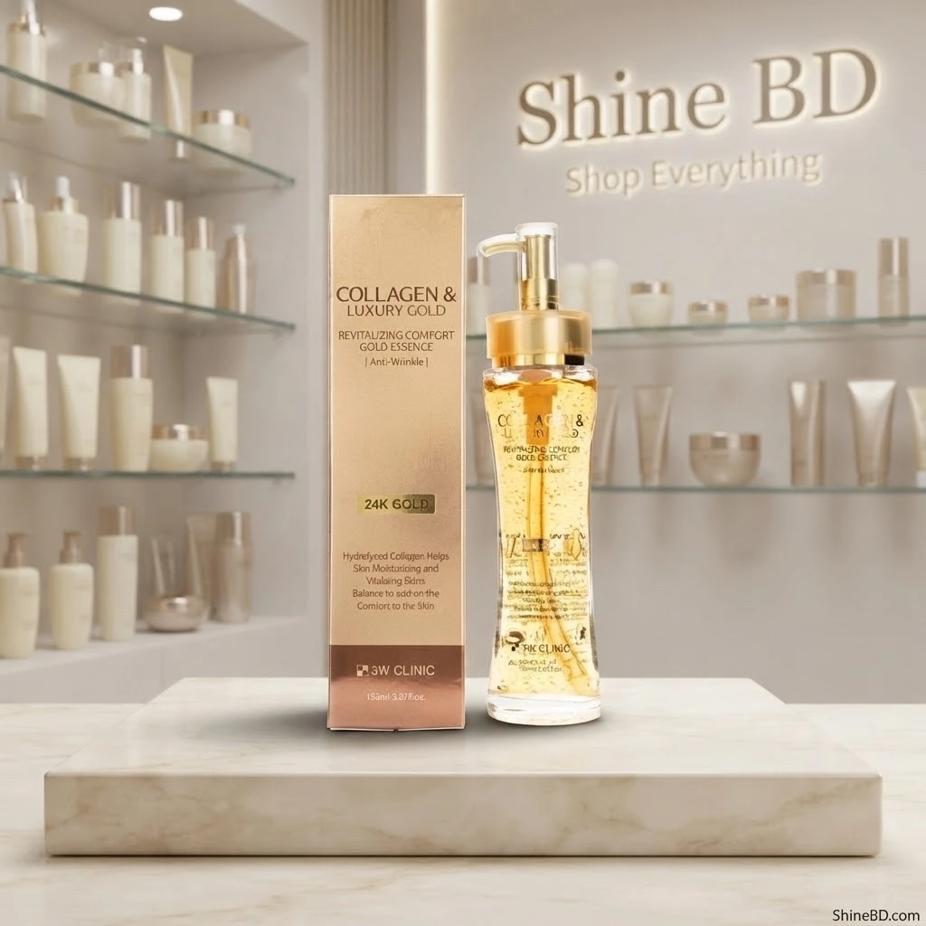 3w Clinic Collagen & Luxury Gold Revitalizing Comfort Gold Essence 150 ml