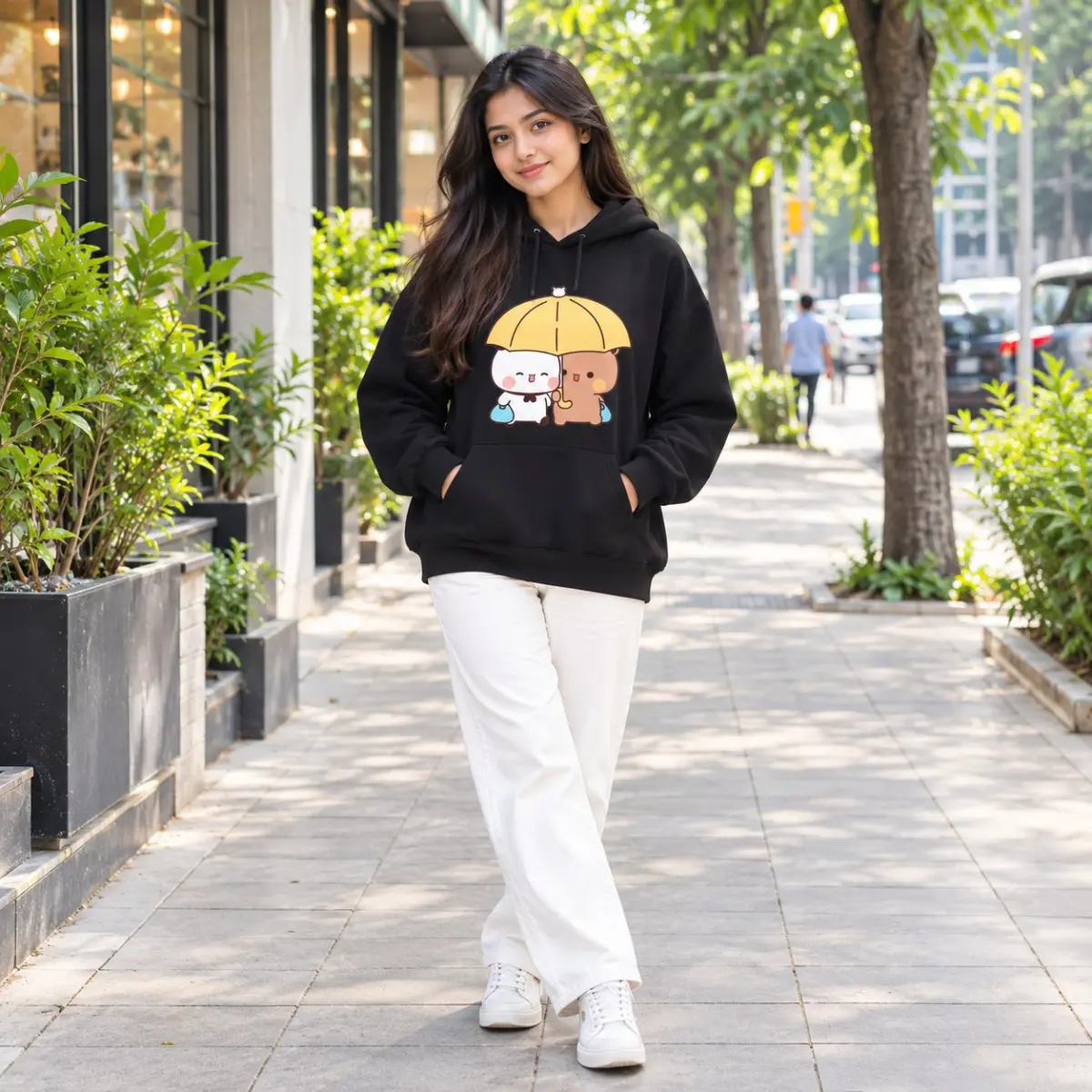Ladies Stylish Premium Hoodie