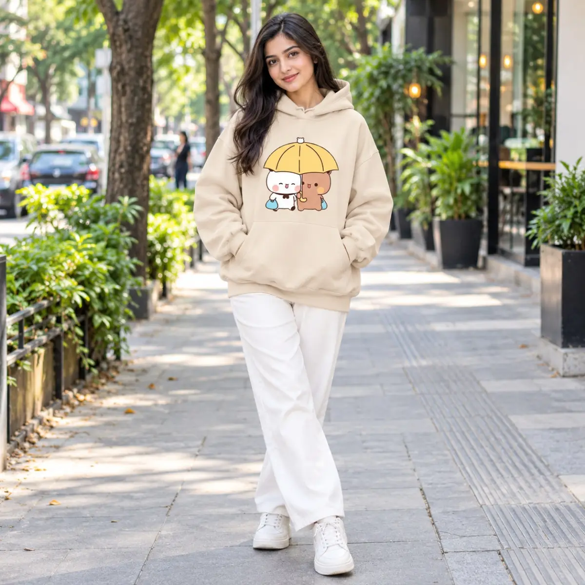Ladies Stylish Premium Hoodie