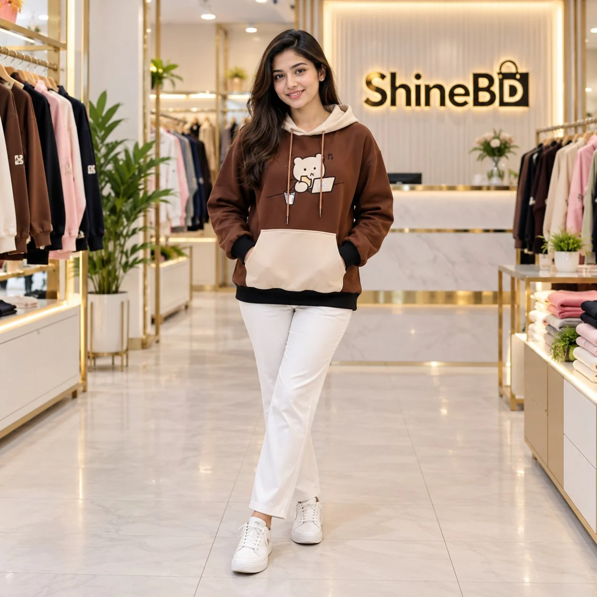 Ladies Stylish Premium Hoodie