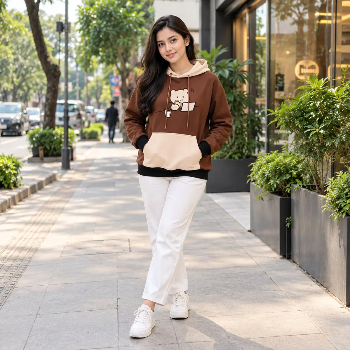 Ladies Stylish Premium Hoodie