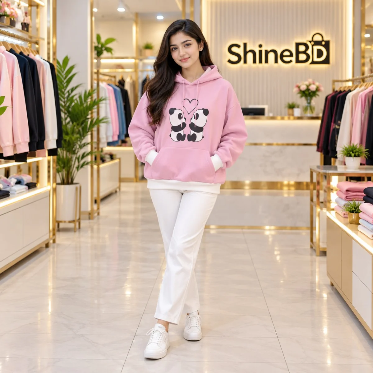 Ladies Stylish Premium Hoodie