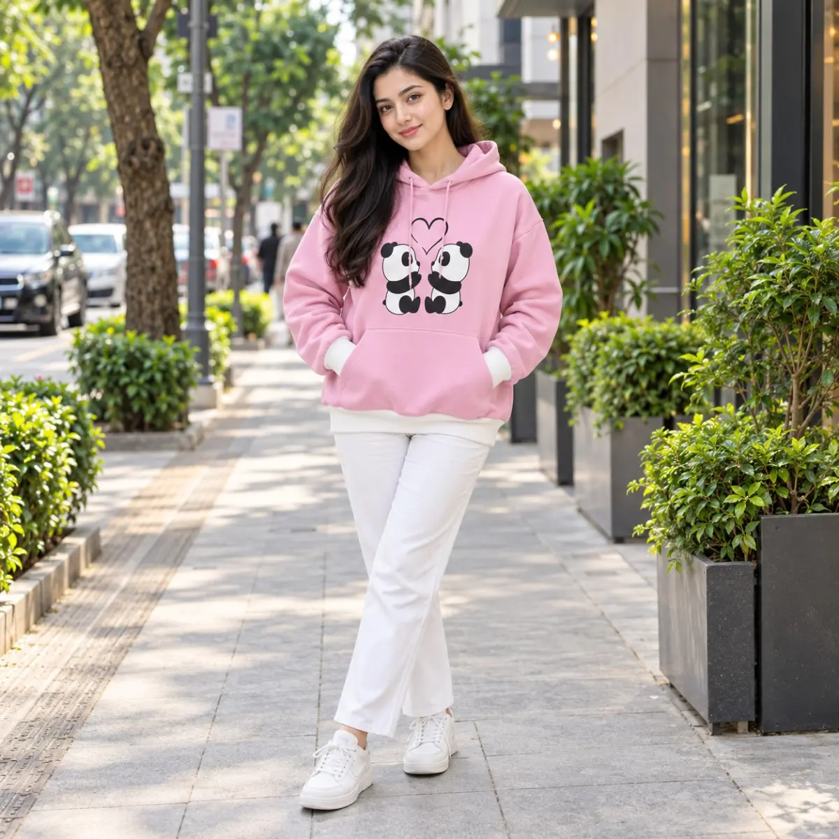 Ladies Stylish Premium Hoodie