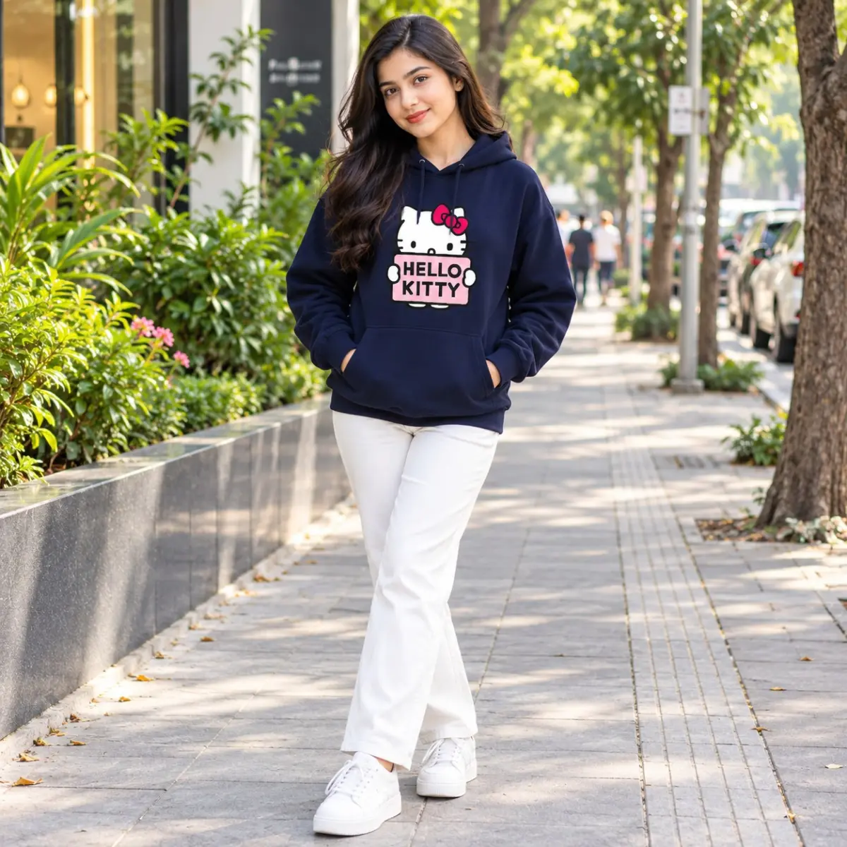 Ladies Stylish Premium Hoodie