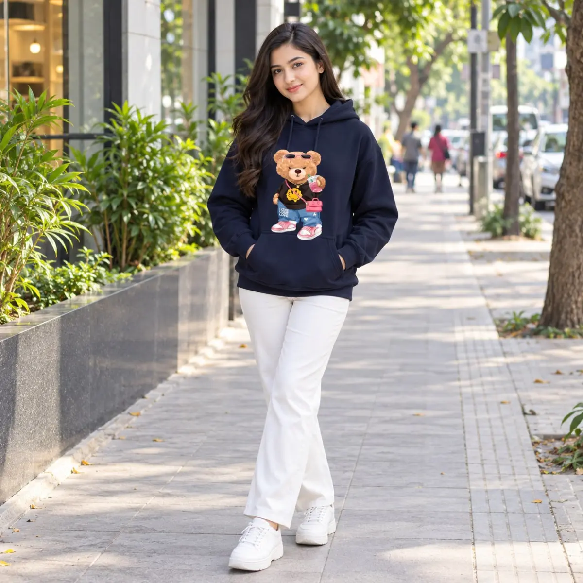 Ladies Stylish Premium Hoodie