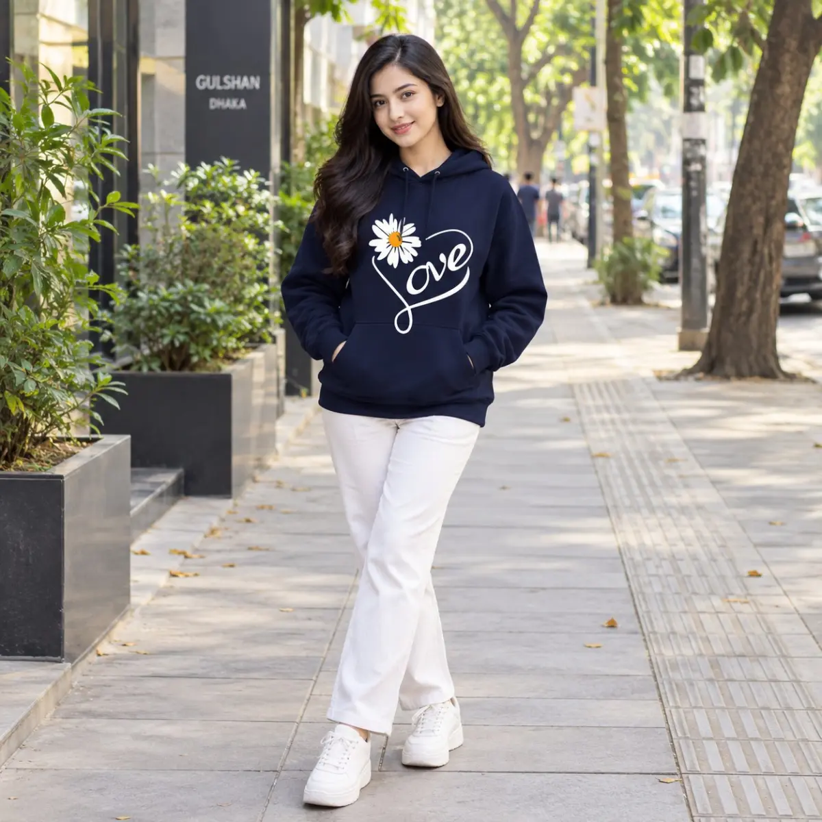 Ladies Stylish Premium Hoodie
