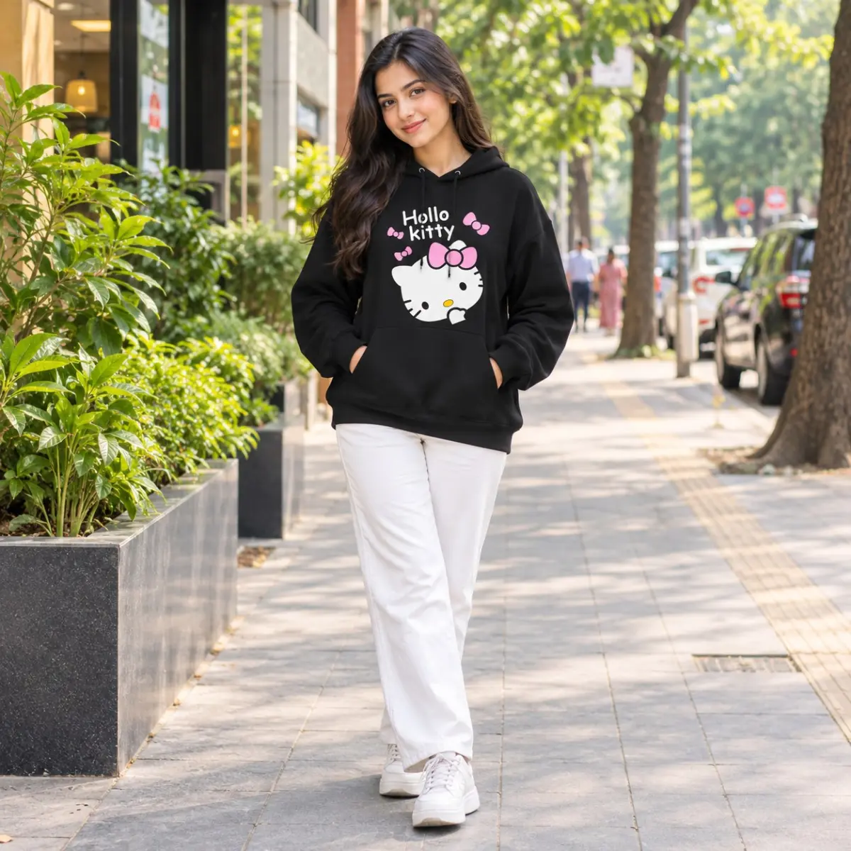 Ladies Stylish Premium Hoodie
