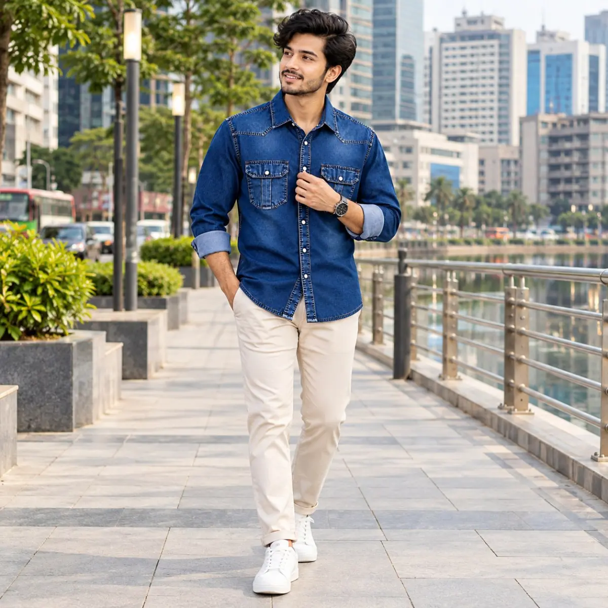 Premium Trendy Denim Shirt