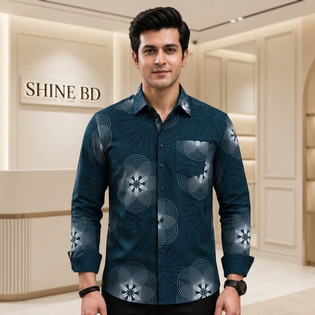Premium China Jafran Fabrics Print Shirt