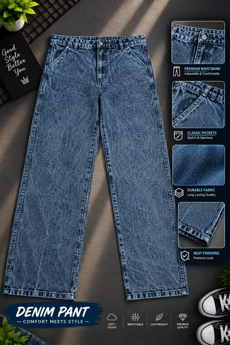 Acid wash Blue