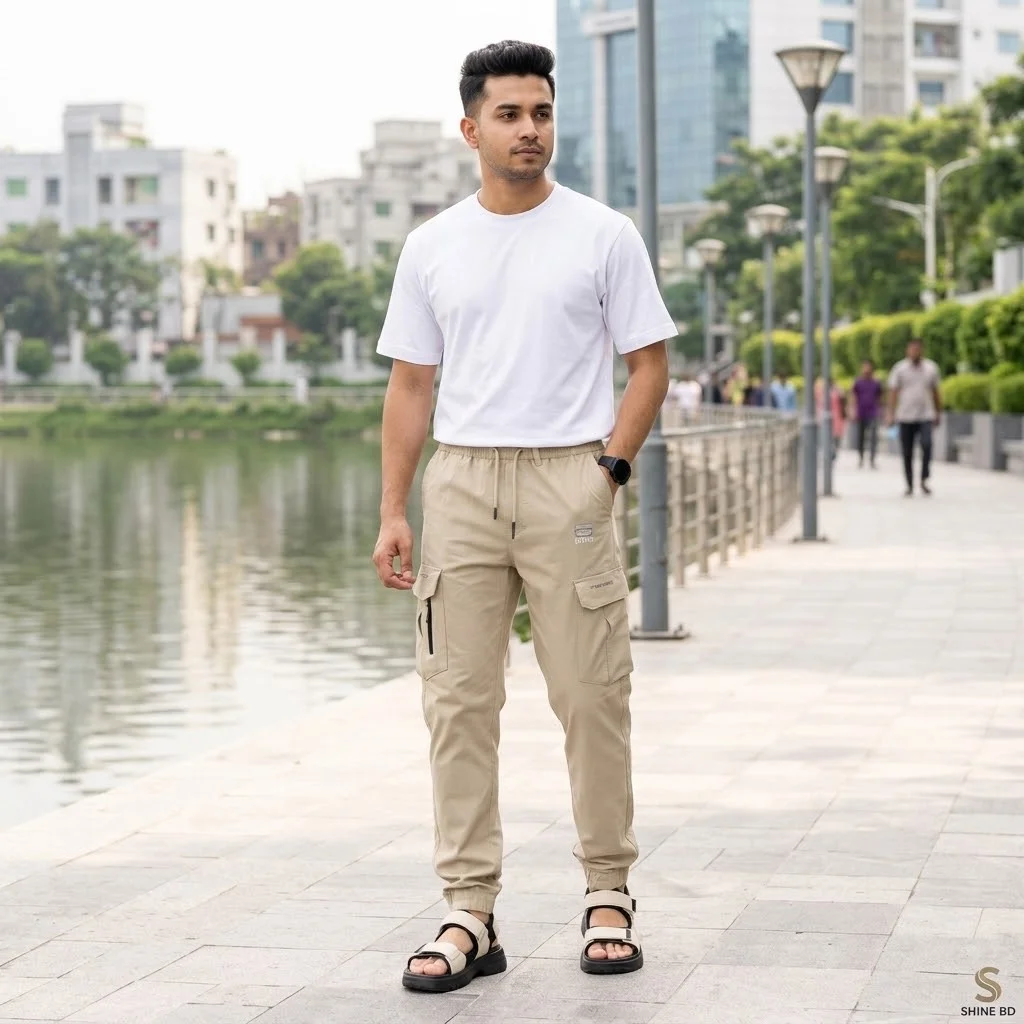 Khaki / Cream