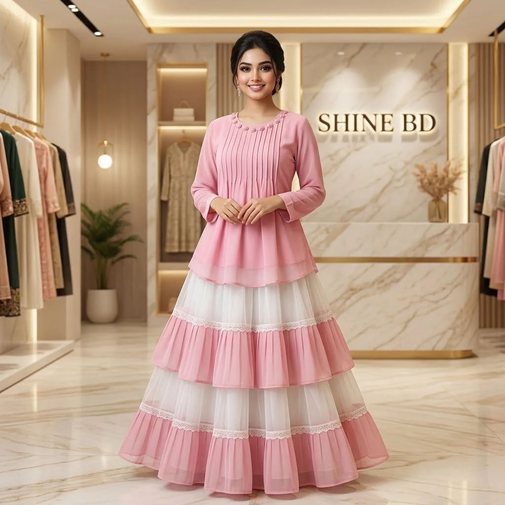 Trendy Ladies Tops and Skirt Set