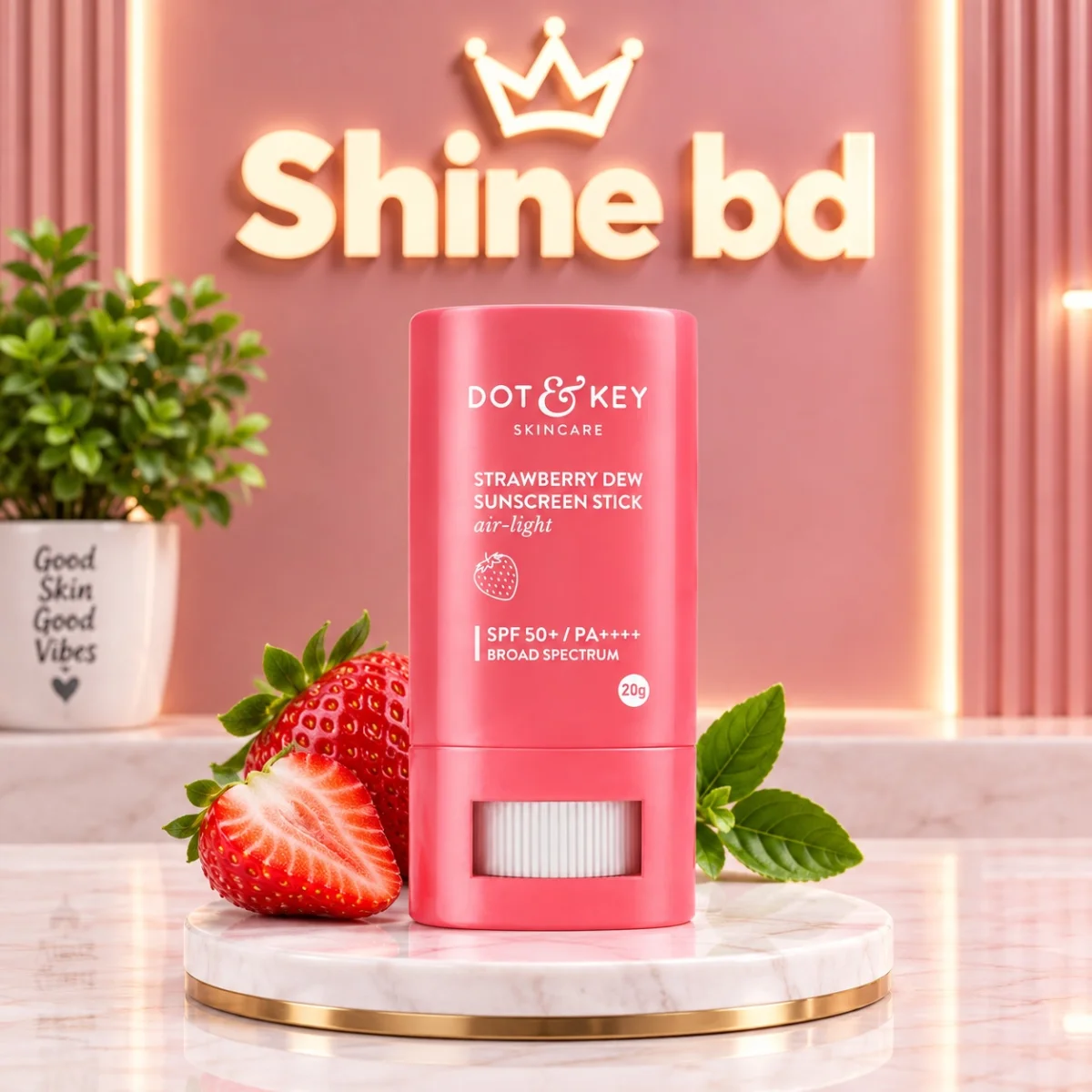 Dot & Key Strawberry Dew Sunscreen Stick Spf50 Pa+++ 20gm |
