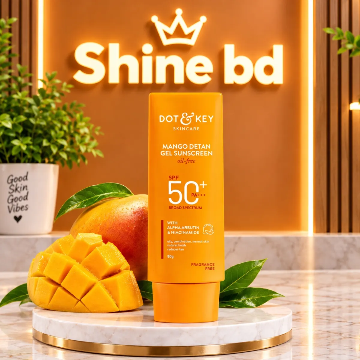 Dot & Key Mango Detan Gel Sunscreen SPF 50+ PA+++ 80gm