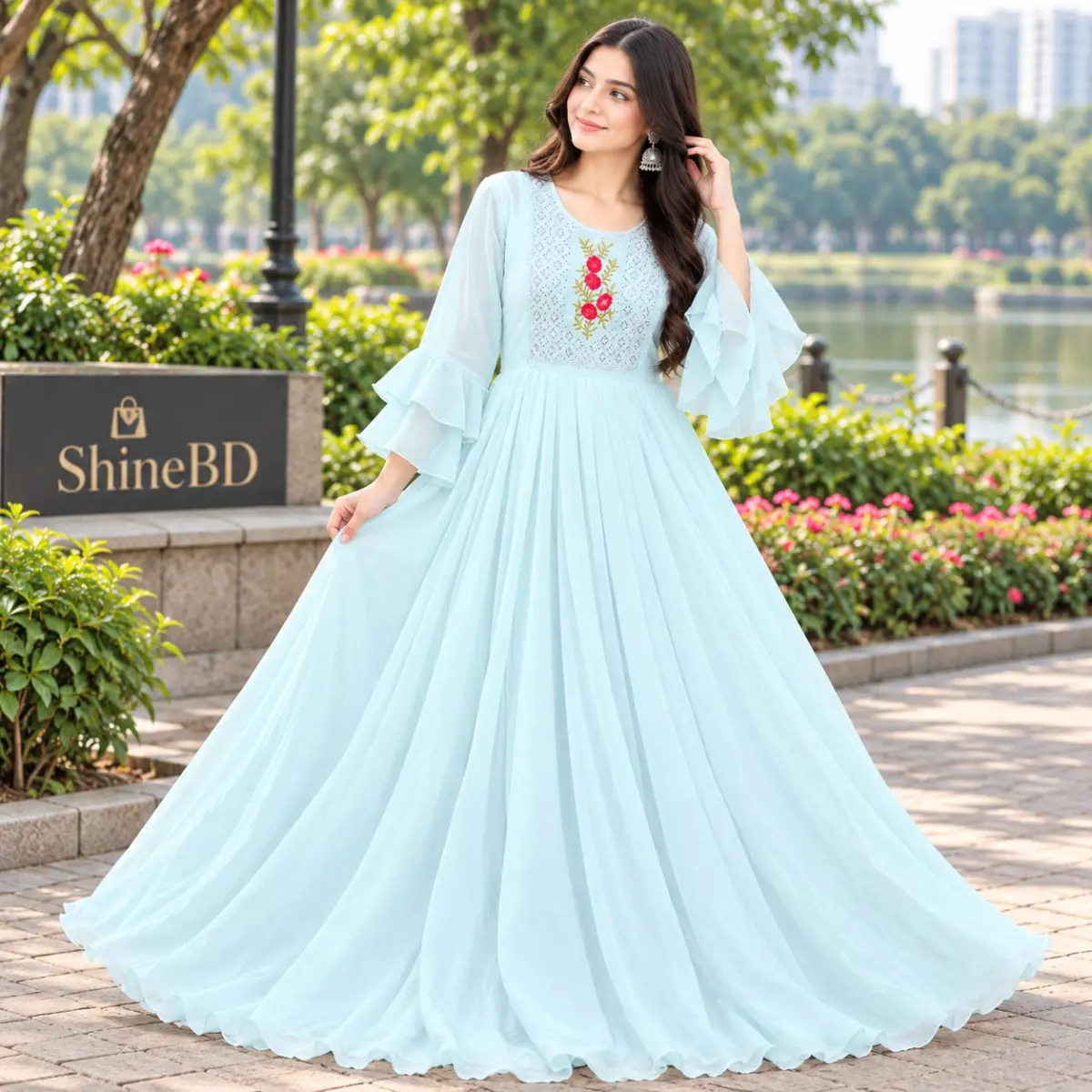 pastel blue