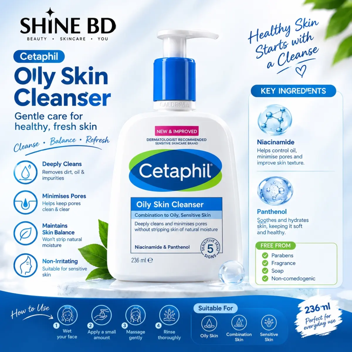 Cetaphil Oily Skin Cleanser