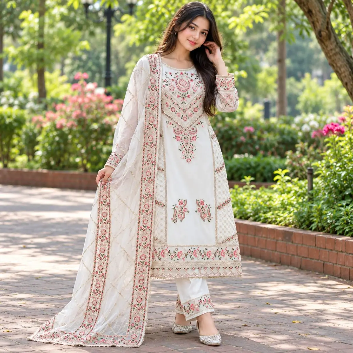 Sada Bahar Three Piece