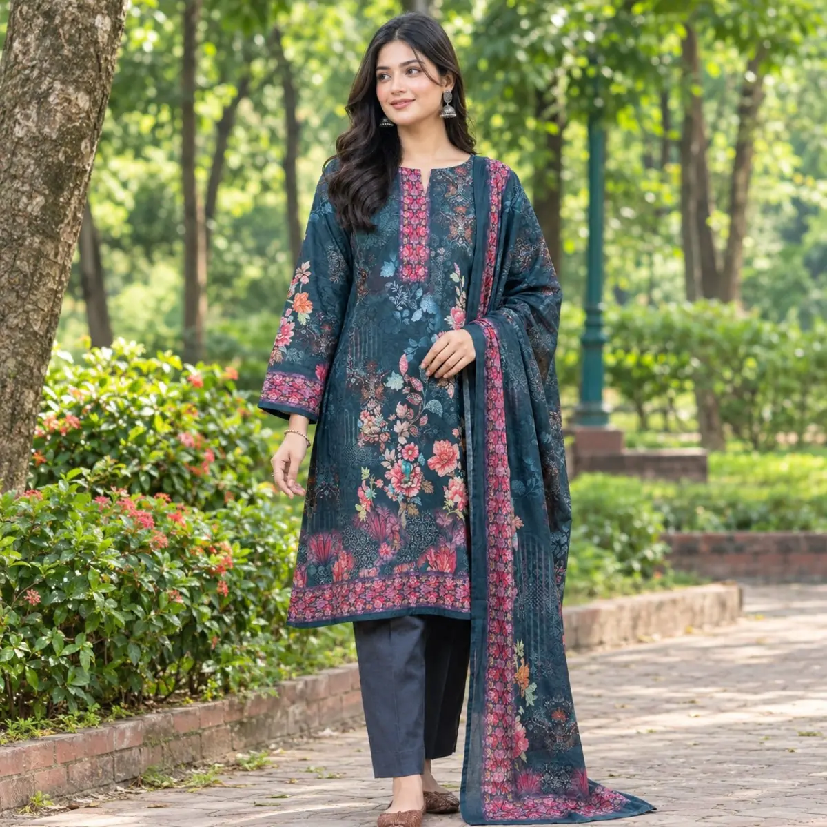 Pakistani Zam Zam Three Piece Unstitch