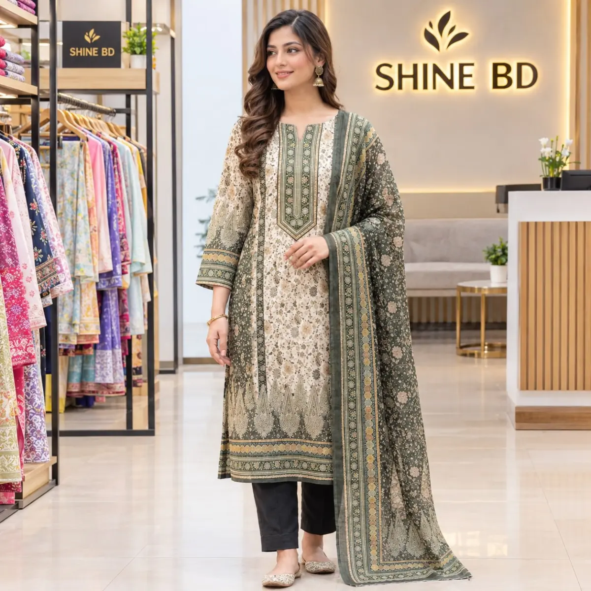 Pakistani Zam Zam Three Piece Unstitch