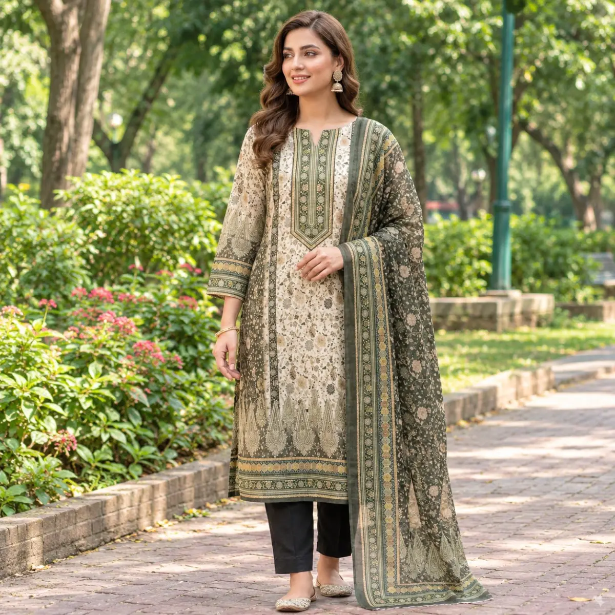 Pakistani Zam Zam Three Piece Unstitch