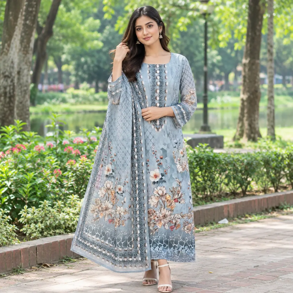 Pakistani Zam Zam Three Piece Unstitch