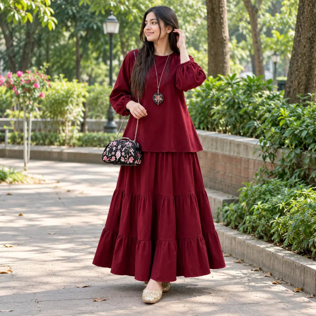 Trending Tops Skirt Set