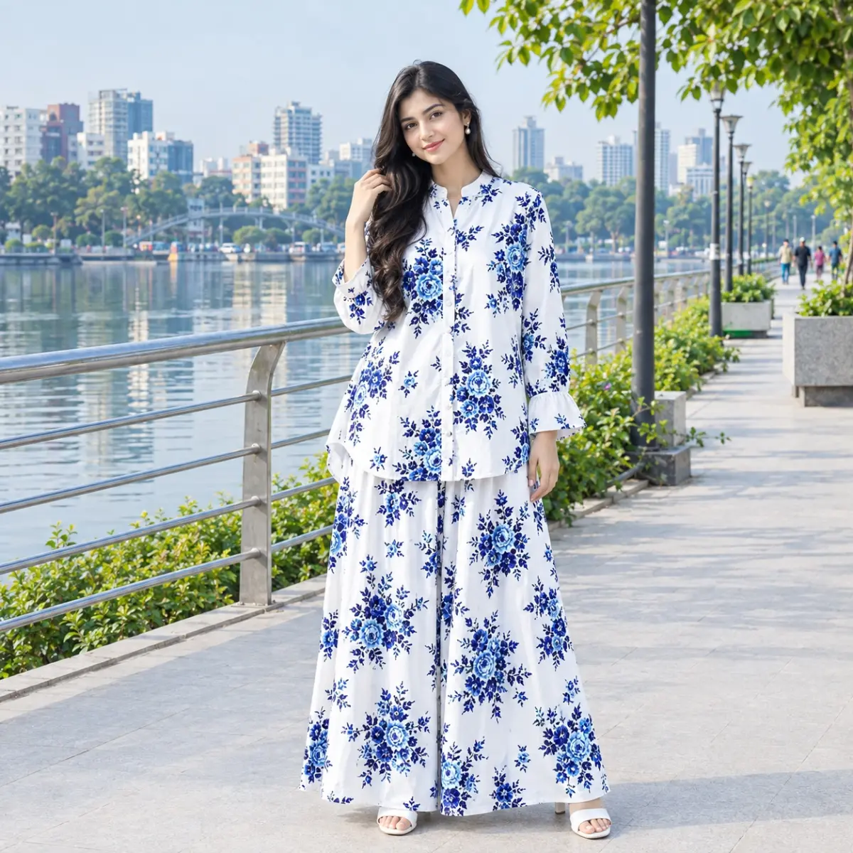 white royal blue
