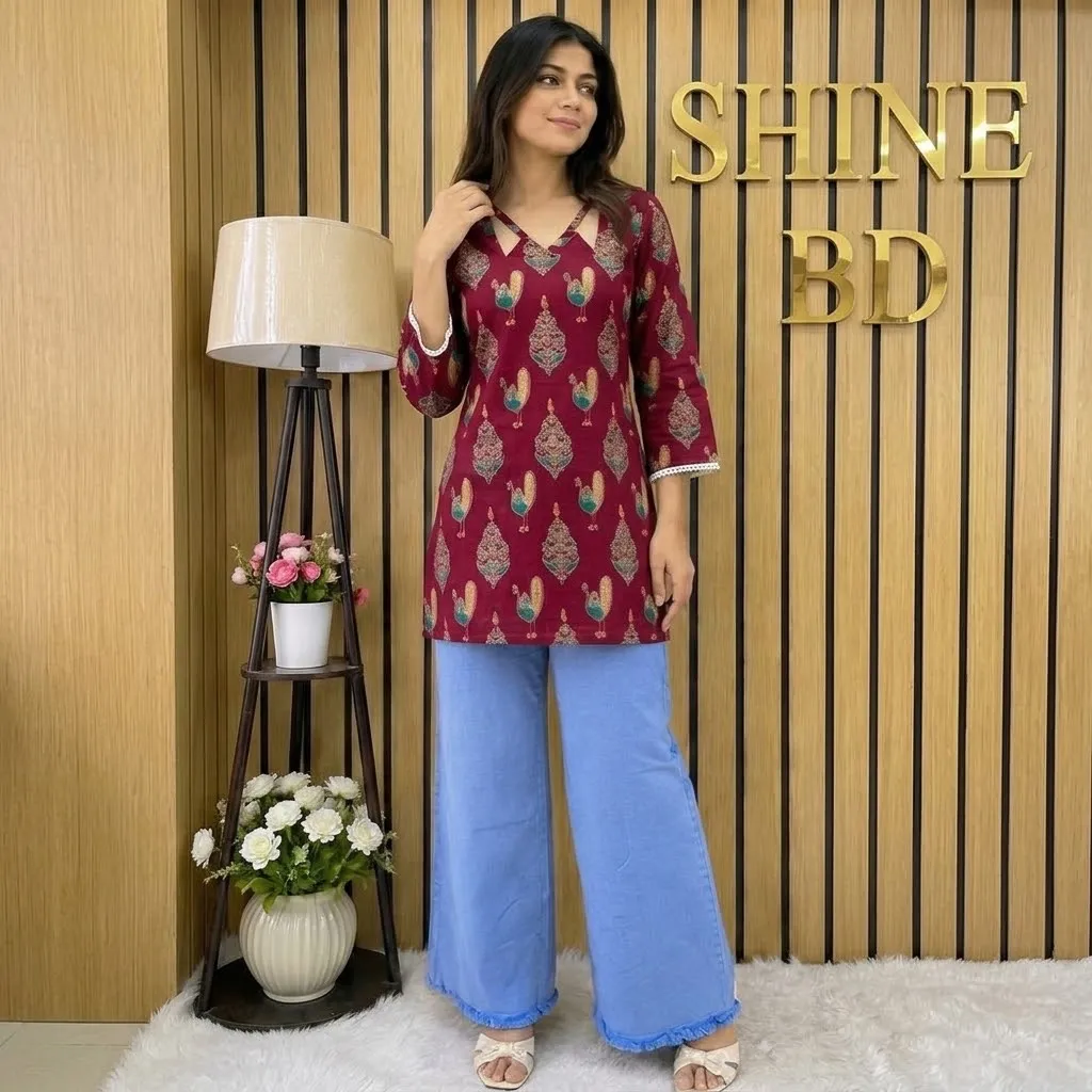 Kurti pant two piece set