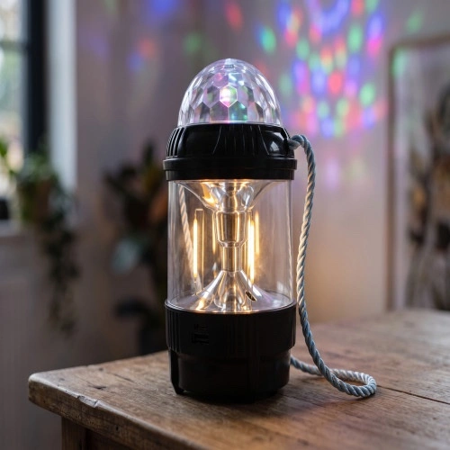 2-in-1 Rechargeable crystal Ball Disco light