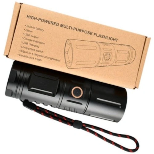 High power-multi-perpose flashlight