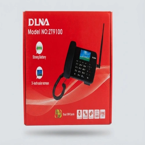 Dlna Zt9100 gsm fixed wireless Dekstop phone with colour screen and dual sim support