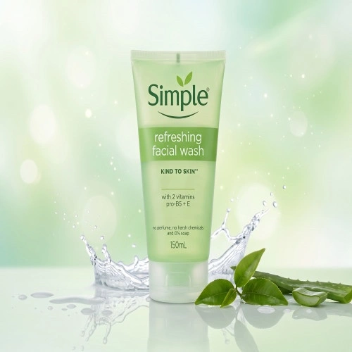 Simple kind to skin refreshing facial wash 150ml