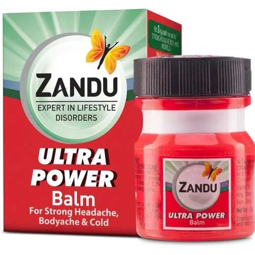 Zandu ultra power balm for strong headache