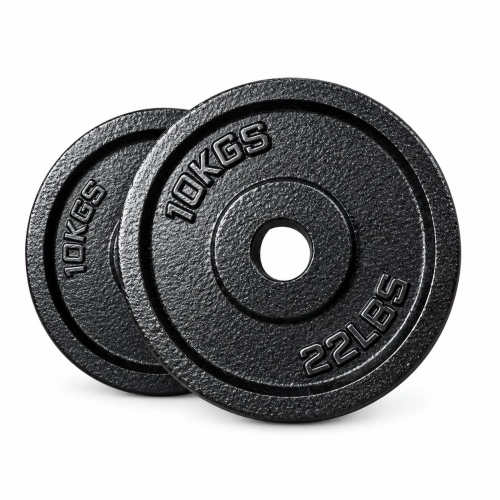 10kg test iron black dumbbell weight gym plates 2pcs 20 kg