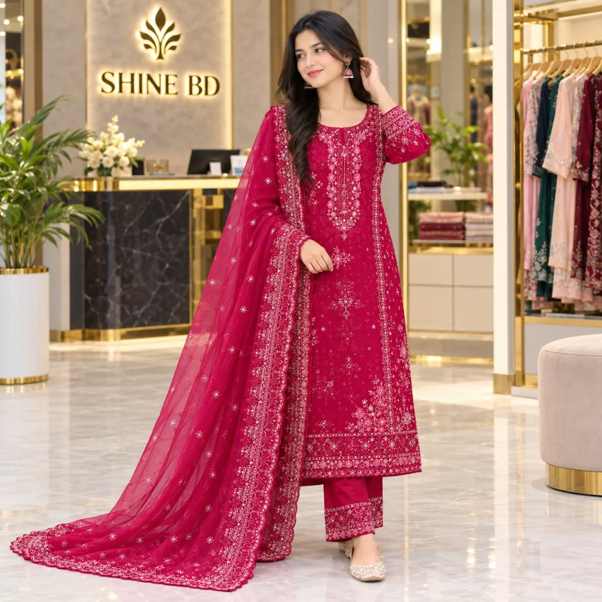 premium sadabahar three-piece ✨